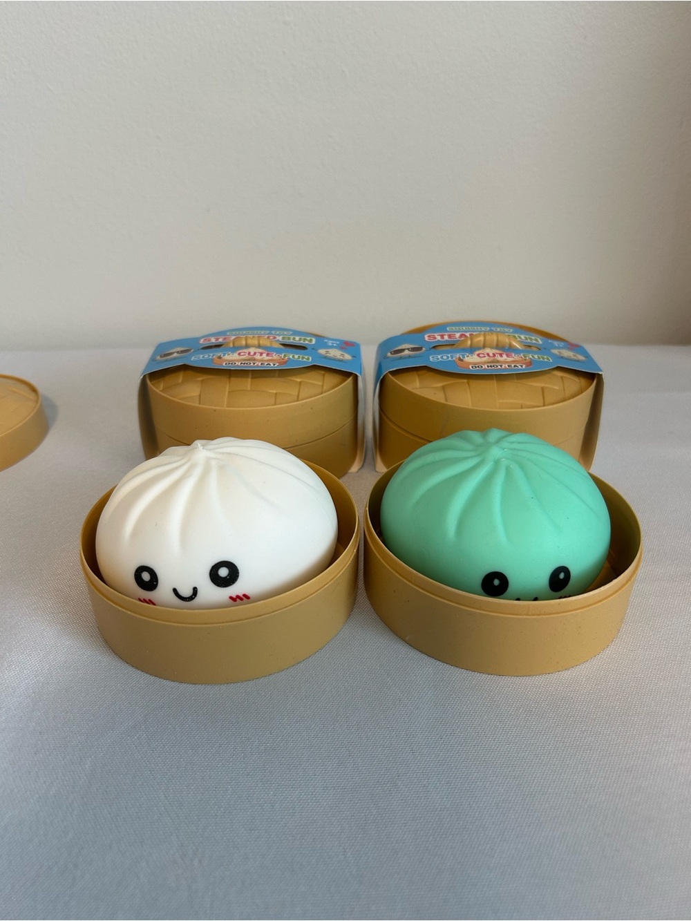 Steamed Bun Squishy Toy. One piece random color